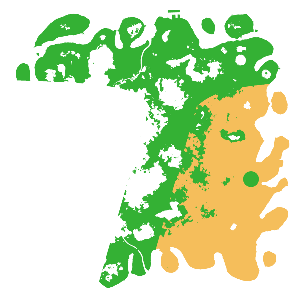 Biome Rust Map: Procedural Map, Size: 5100, Seed: 845471923