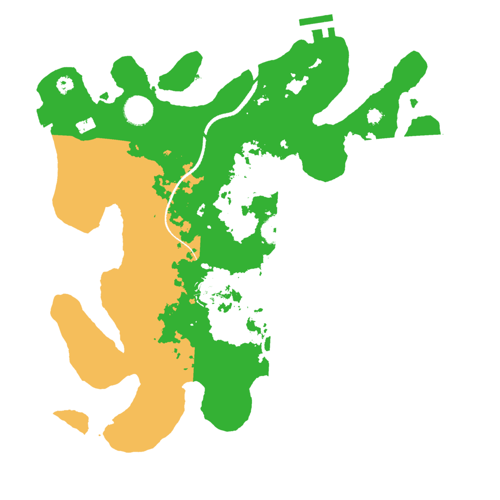 Biome Rust Map: Procedural Map, Size: 3000, Seed: 53587