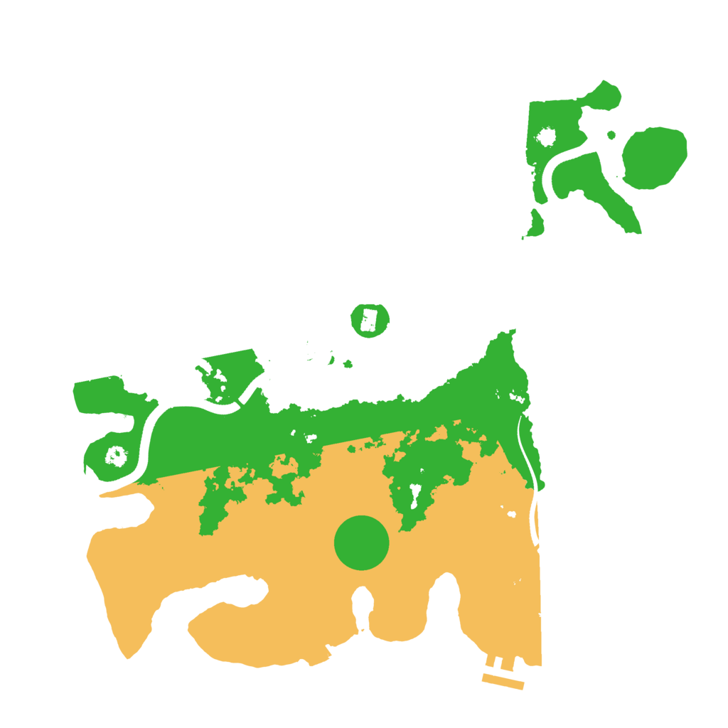 Biome Rust Map: Procedural Map, Size: 3500, Seed: 1944593859