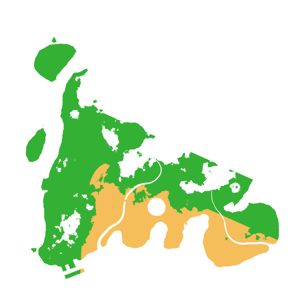 Biome Rust Map: Procedural Map, Size: 3000, Seed: 1183569446