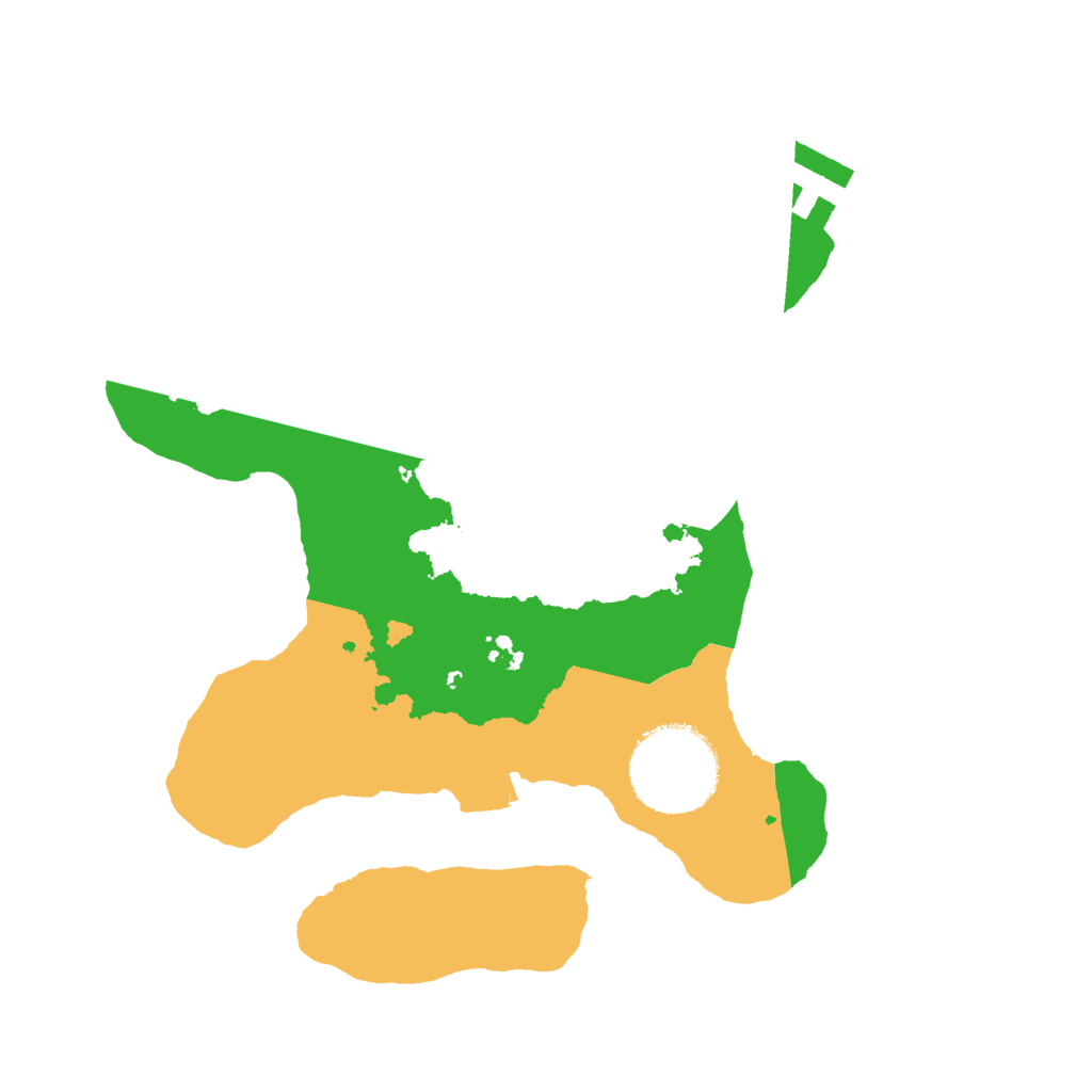 Biome Rust Map: Procedural Map, Size: 2200, Seed: 686905257