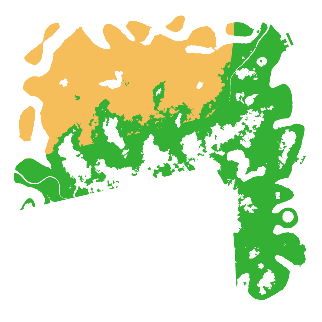 Biome Rust Map: Procedural Map, Size: 5000, Seed: 975375771