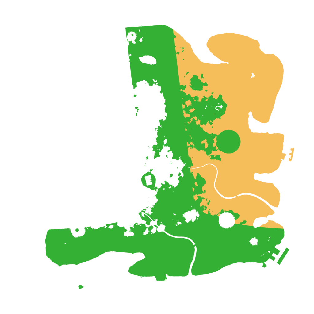 Biome Rust Map: Procedural Map, Size: 3500, Seed: 1796330589