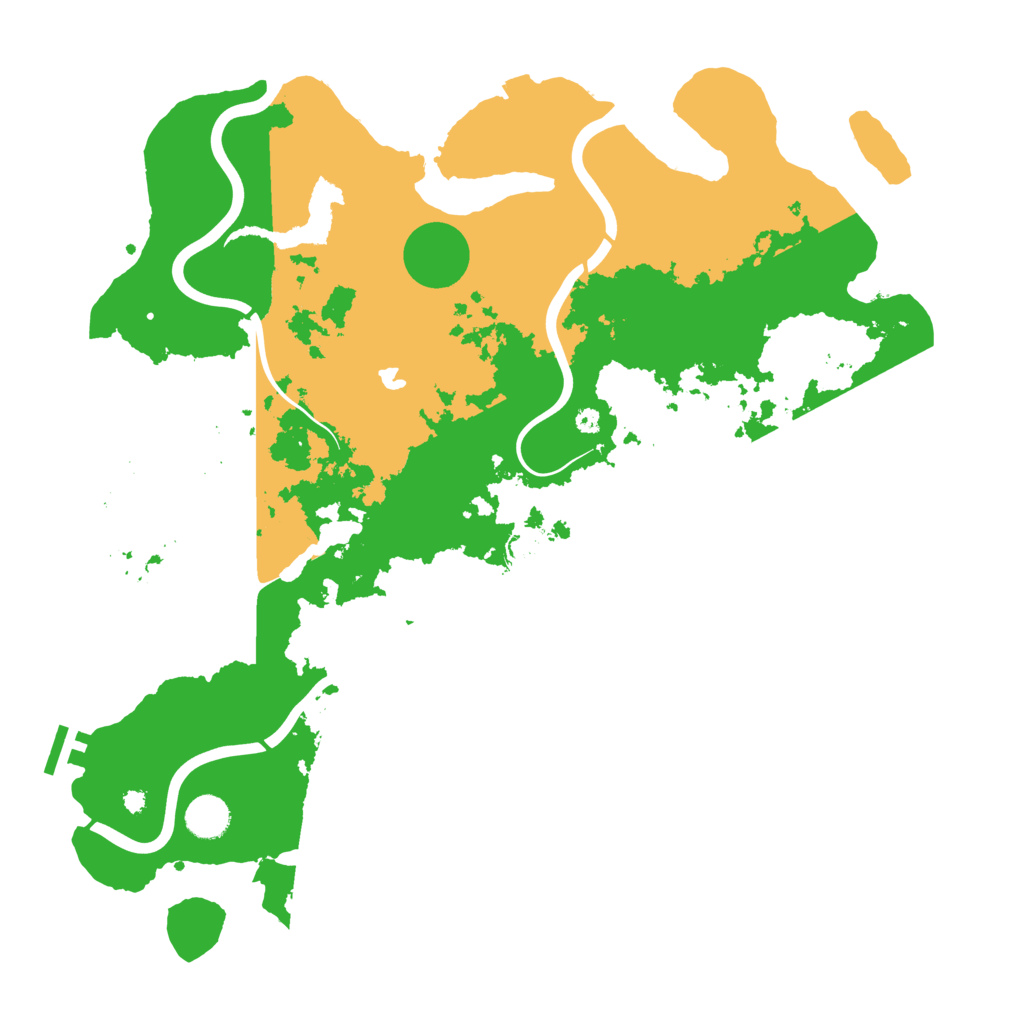 Biome Rust Map: Procedural Map, Size: 4096, Seed: 481981