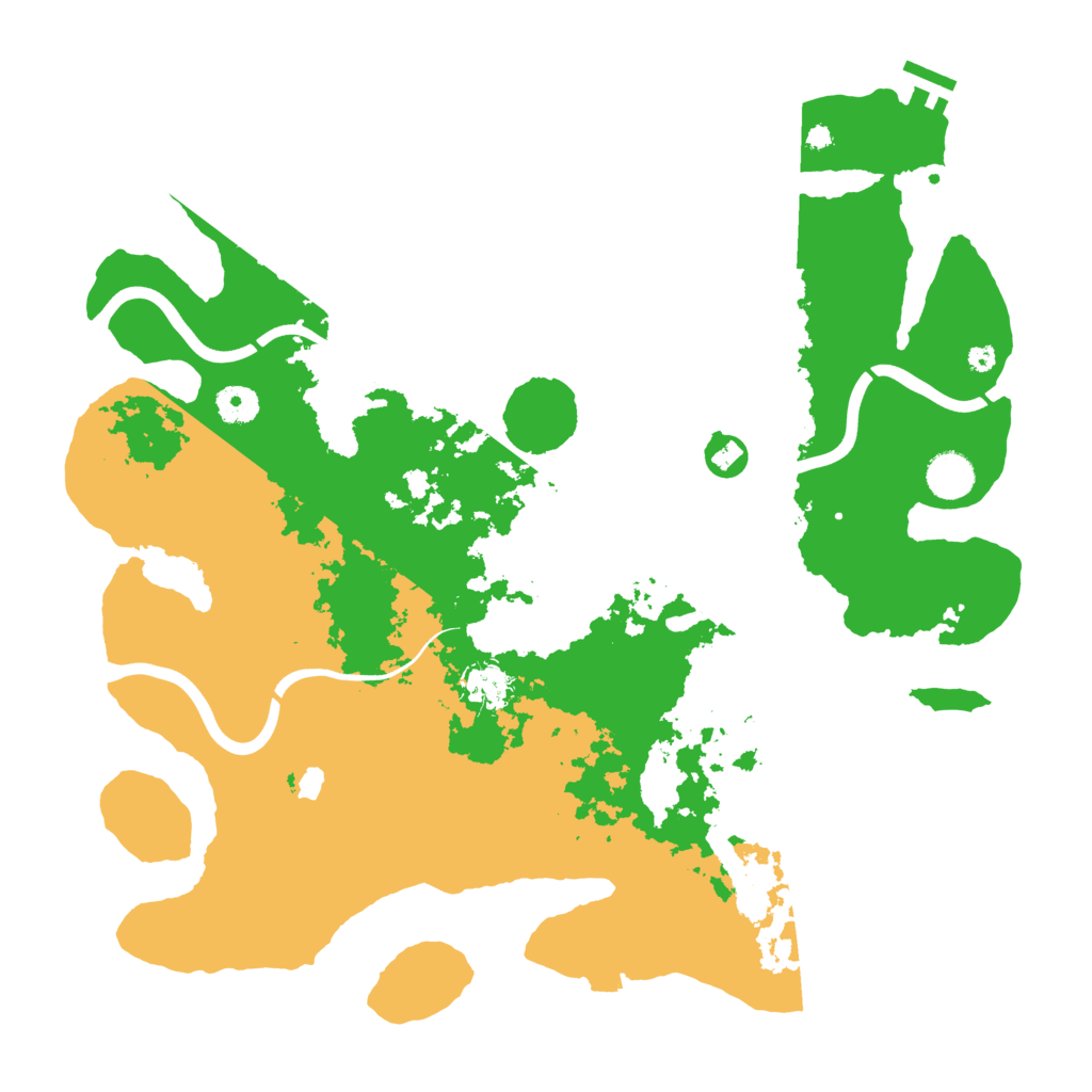 Biome Rust Map: Procedural Map, Size: 4050, Seed: 1092421615