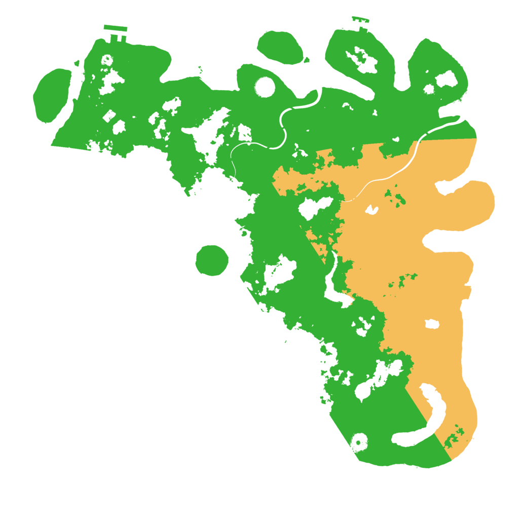 Biome Rust Map: Procedural Map, Size: 4500, Seed: 104966764