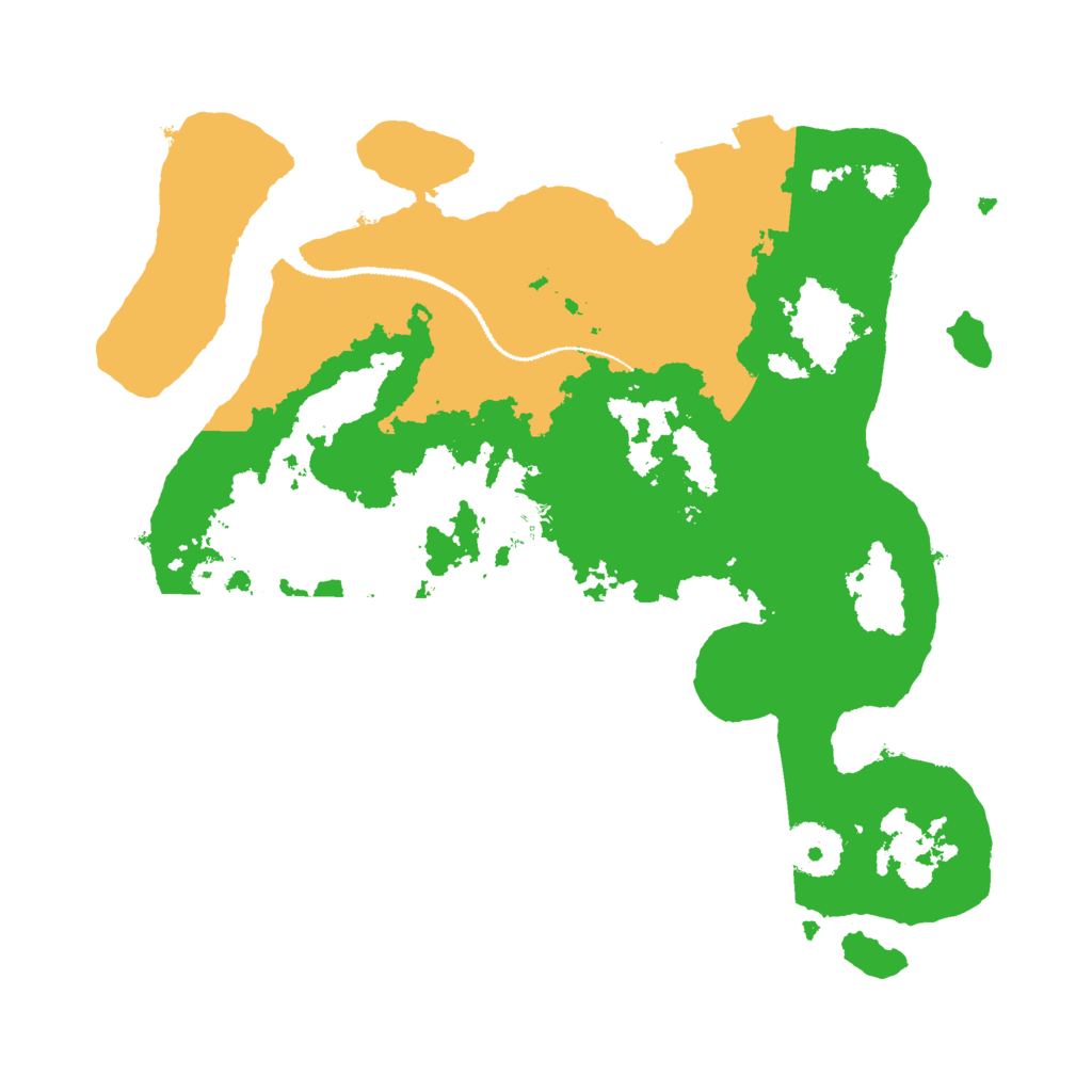 Biome Rust Map: Procedural Map, Size: 3000, Seed: 7891463