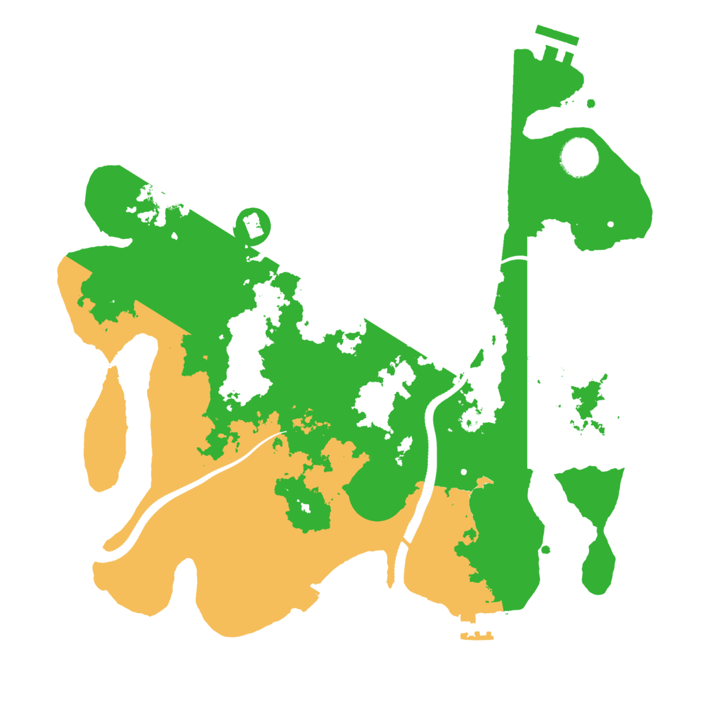 Biome Rust Map: Procedural Map, Size: 3250, Seed: 1321218616