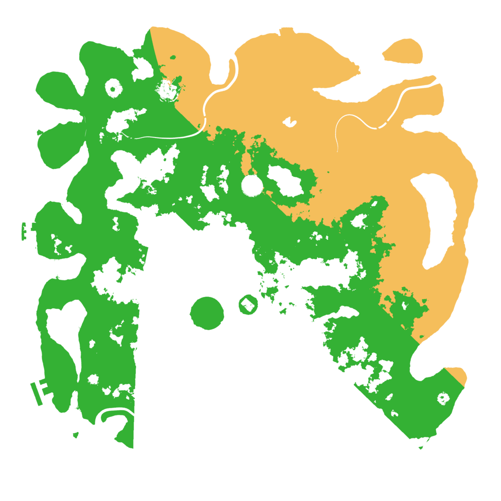 Biome Rust Map: Procedural Map, Size: 4250, Seed: 30379