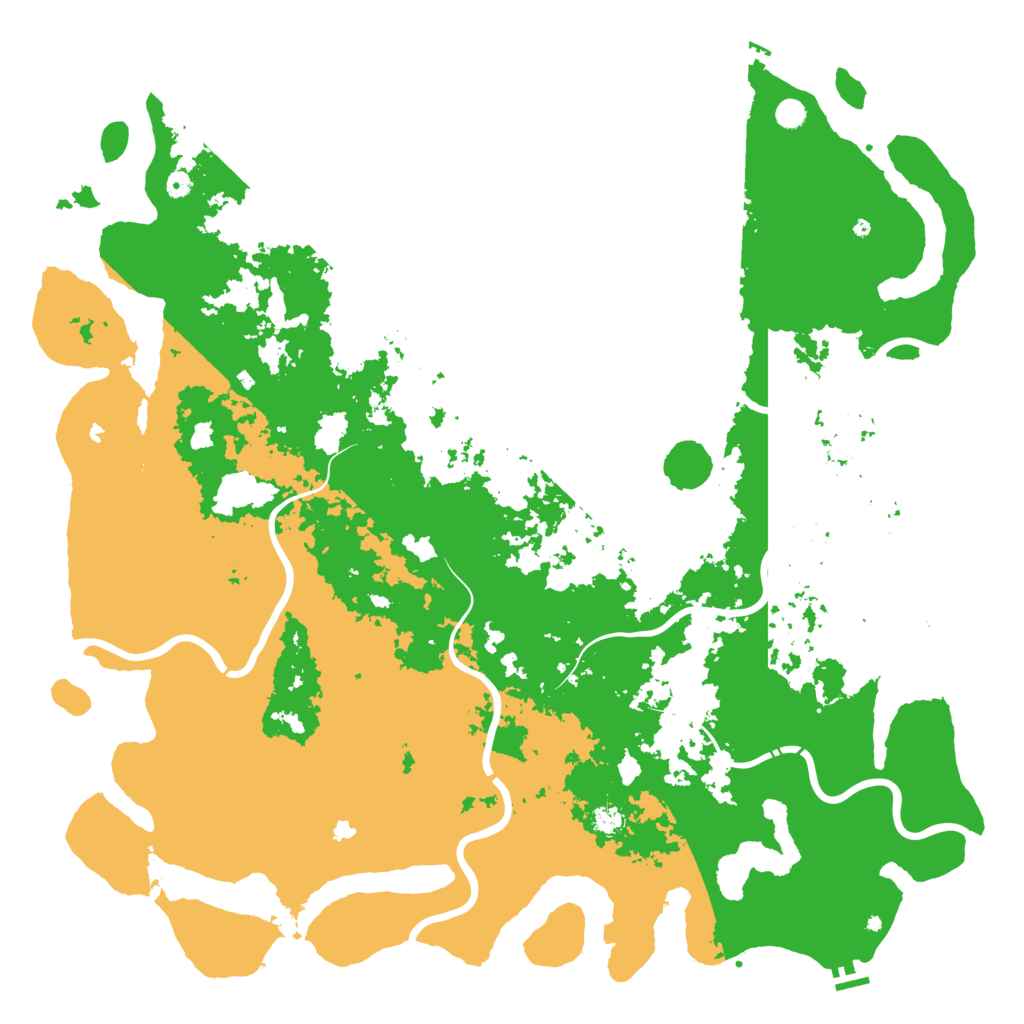 Biome Rust Map: Procedural Map, Size: 6000, Seed: 173947106