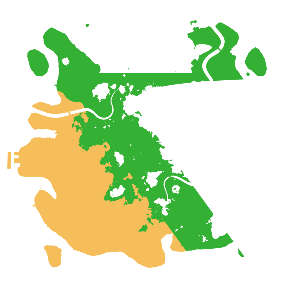 Biome Rust Map: Procedural Map, Size: 3500, Seed: 5020992