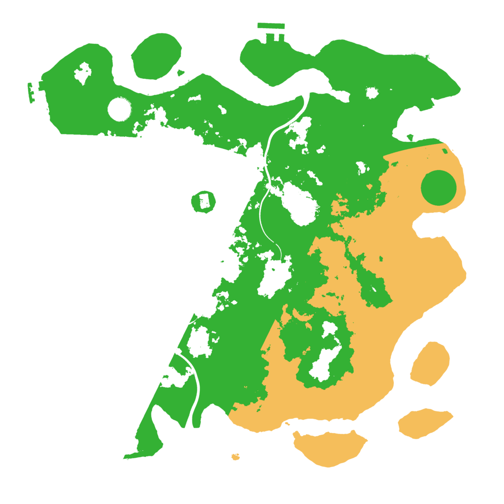 Biome Rust Map: Procedural Map, Size: 3750, Seed: 957620160