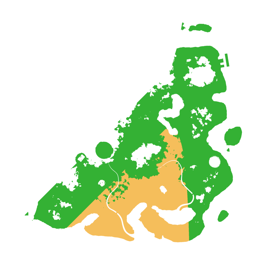Biome Rust Map: Procedural Map, Size: 4000, Seed: 58656499
