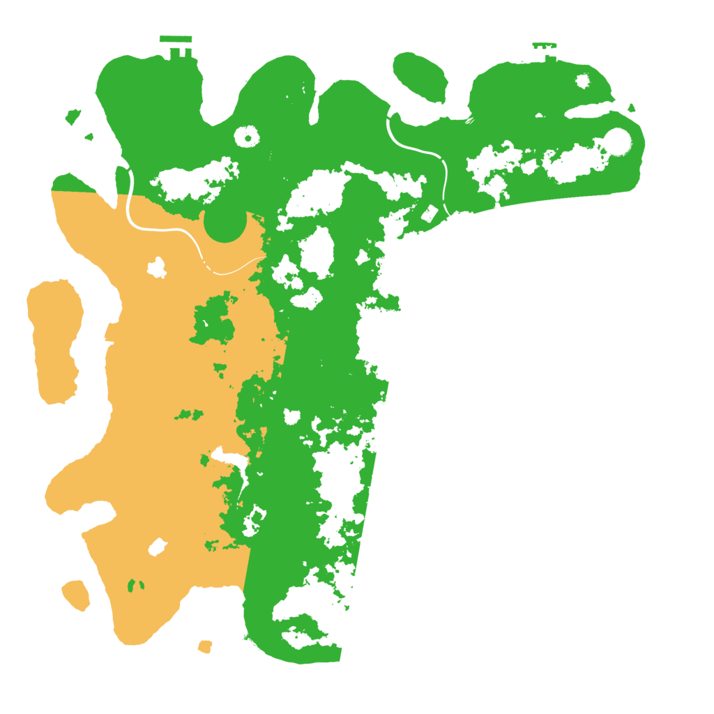 Biome Rust Map: Procedural Map, Size: 4500, Seed: 901270107