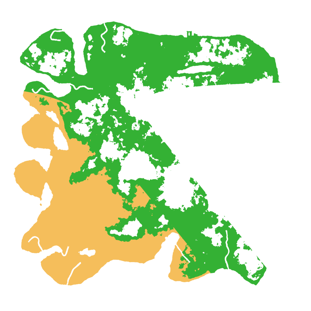 Biome Rust Map: Procedural Map, Size: 3850, Seed: 1337