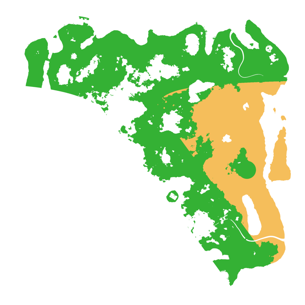Biome Rust Map: Procedural Map, Size: 4500, Seed: 29038433