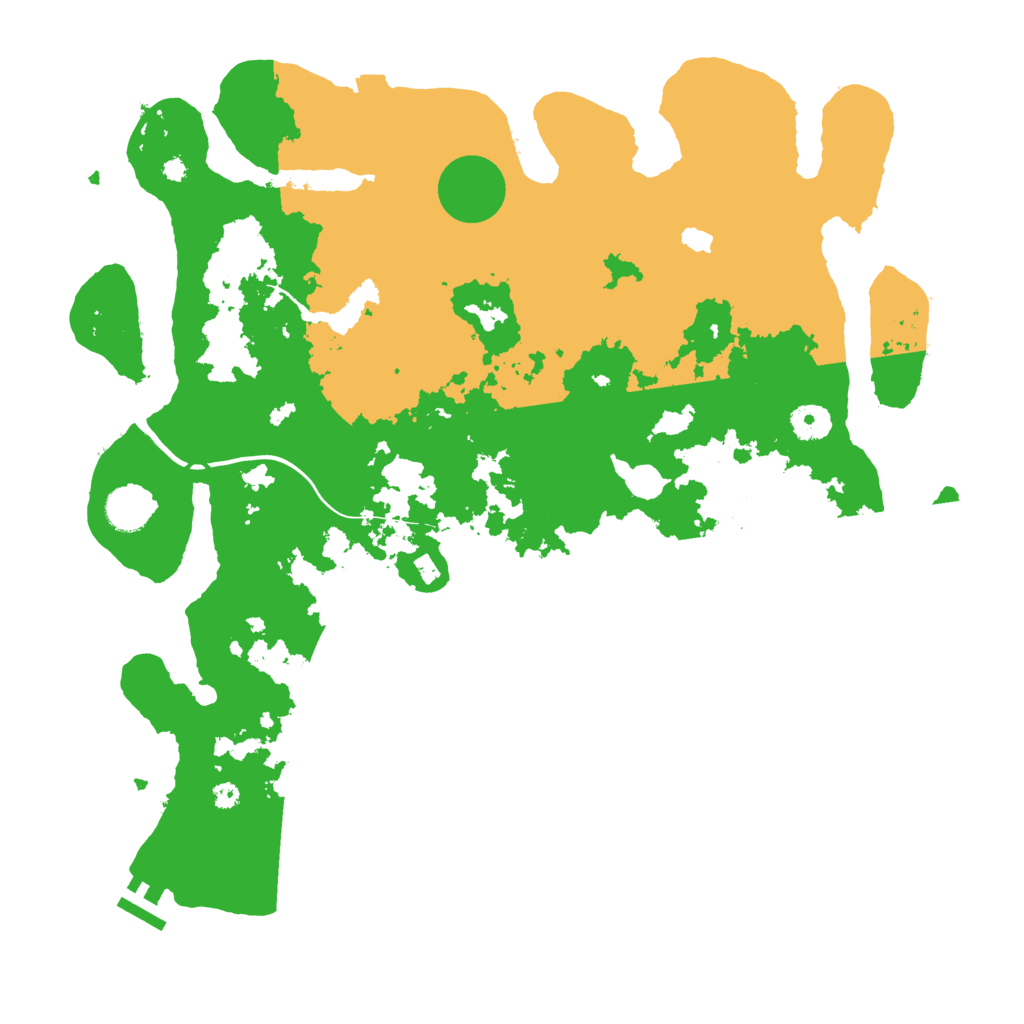 Biome Rust Map: Procedural Map, Size: 4000, Seed: 500046