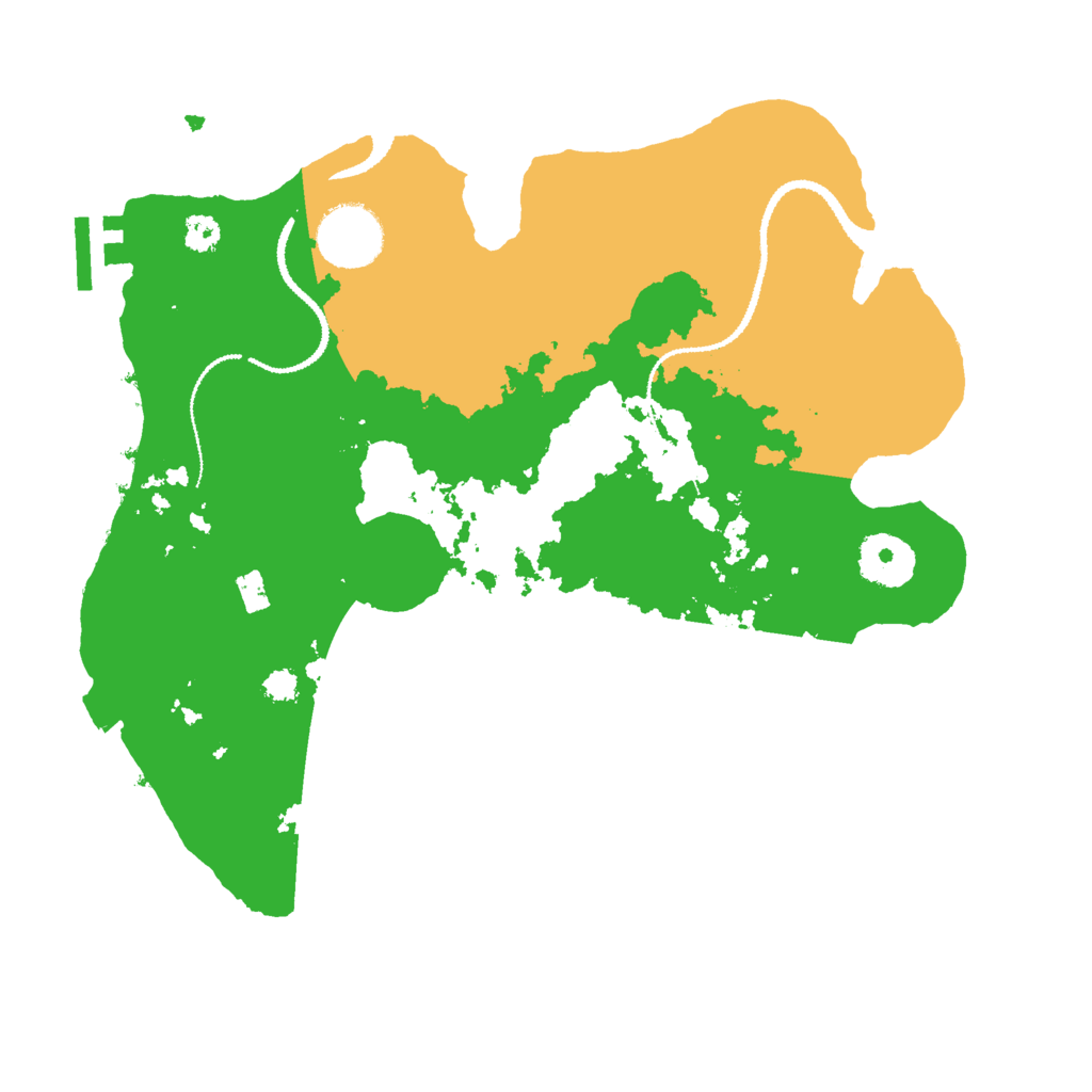 Biome Rust Map: Procedural Map, Size: 3000, Seed: 2051283275