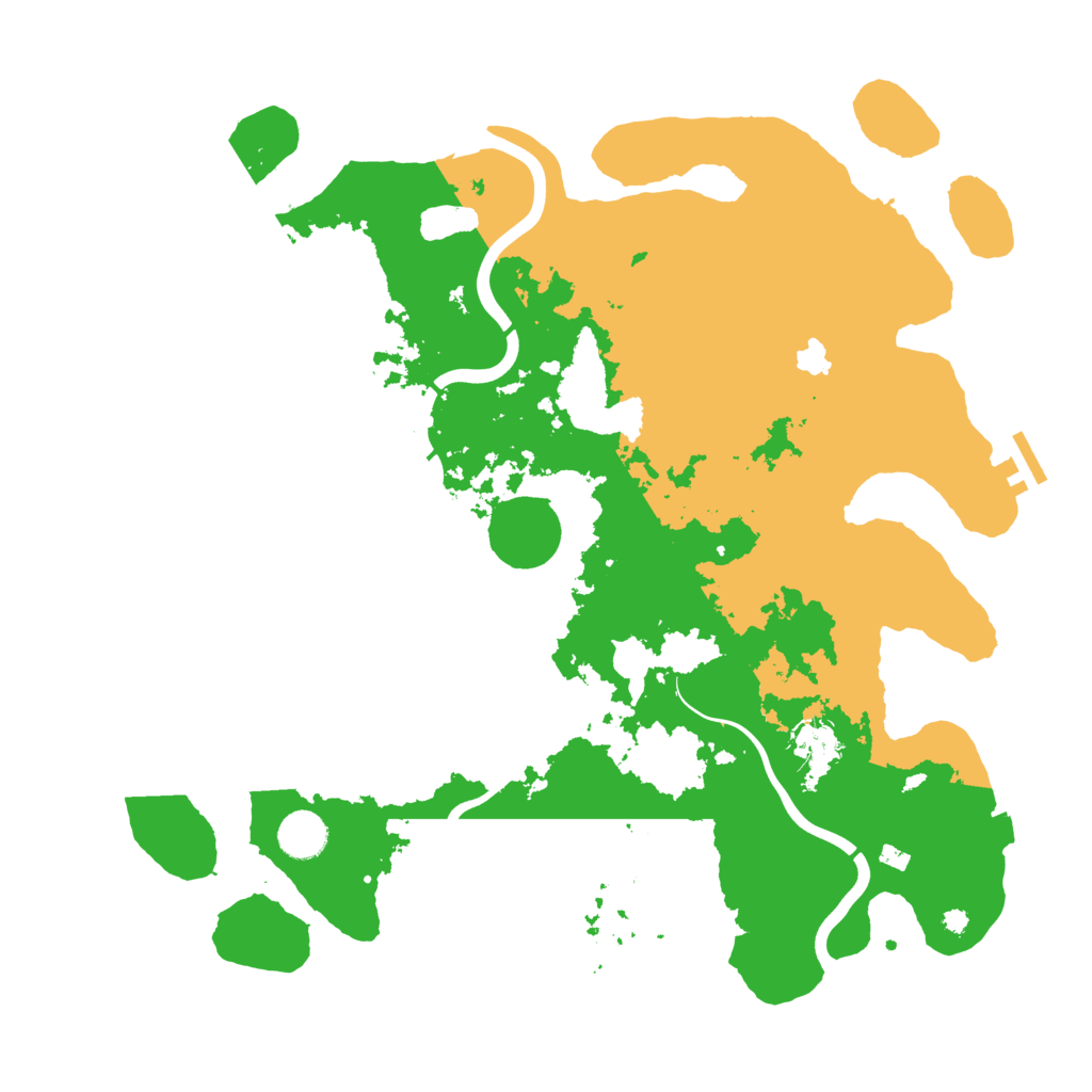 Biome Rust Map: Procedural Map, Size: 4000, Seed: 884170