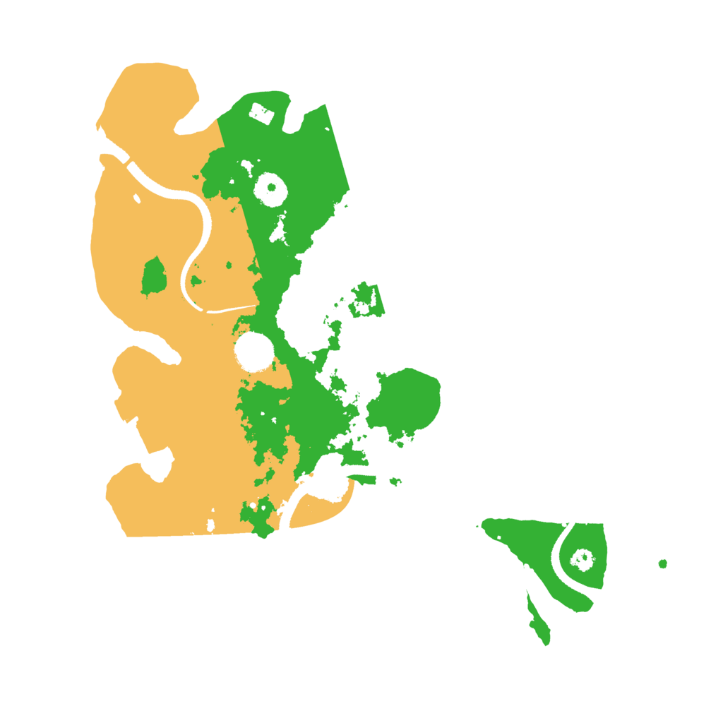 Biome Rust Map: Procedural Map, Size: 3300, Seed: 1049820451
