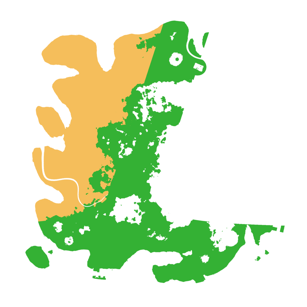 Biome Rust Map: Procedural Map, Size: 3500, Seed: 1336629912