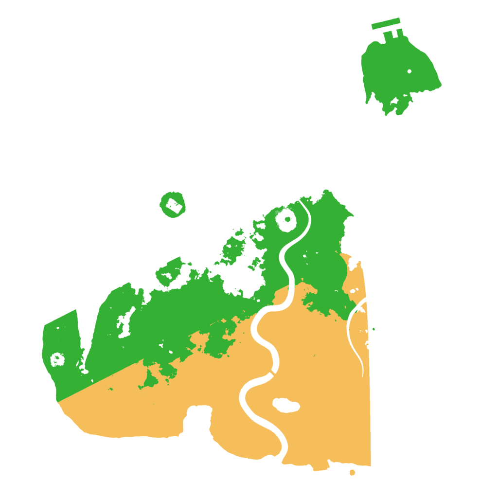 Biome Rust Map: Procedural Map, Size: 3500, Seed: 17656246