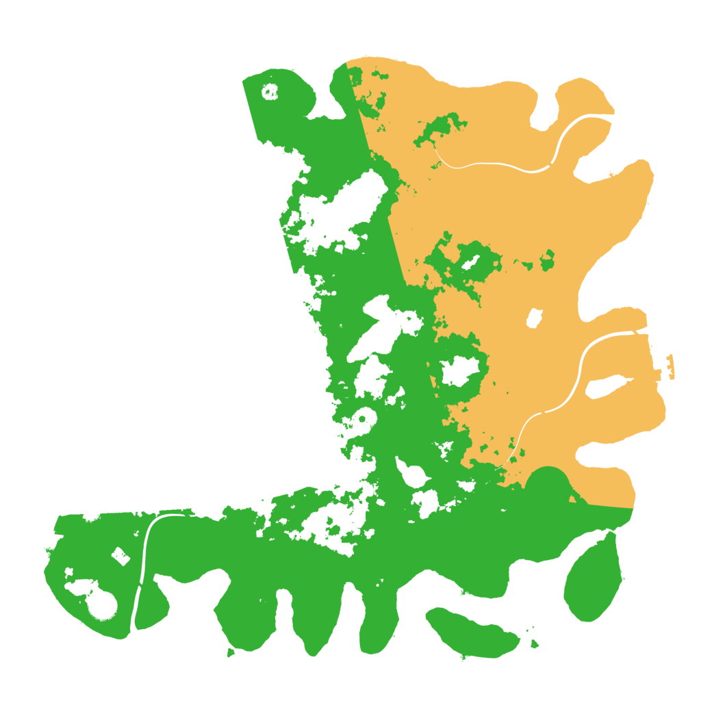 Biome Rust Map: Procedural Map, Size: 4250, Seed: 43864377