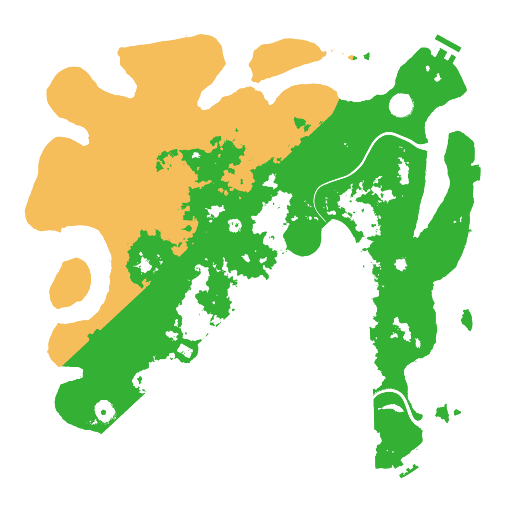 Biome Rust Map: Procedural Map, Size: 3750, Seed: 1289416838