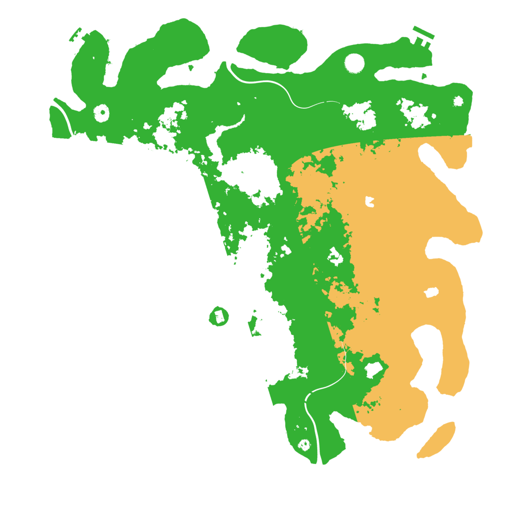 Biome Rust Map: Procedural Map, Size: 4500, Seed: 212044559