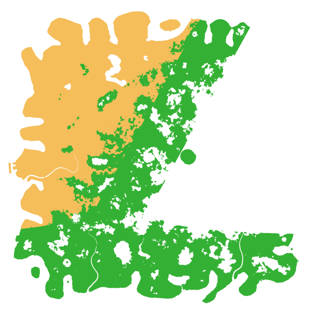 Biome Rust Map: Procedural Map, Size: 6000, Seed: 1822872173