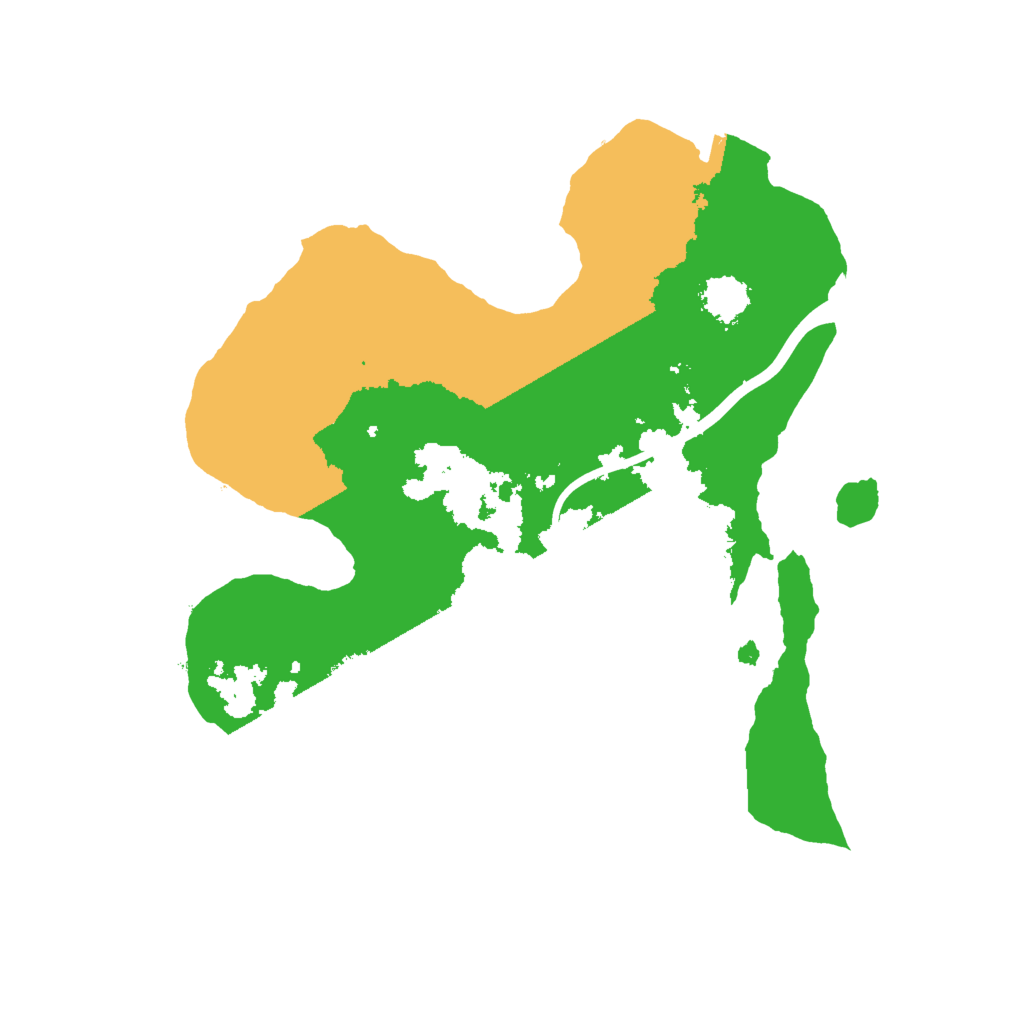 Biome Rust Map: Procedural Map, Size: 2000, Seed: 958011897