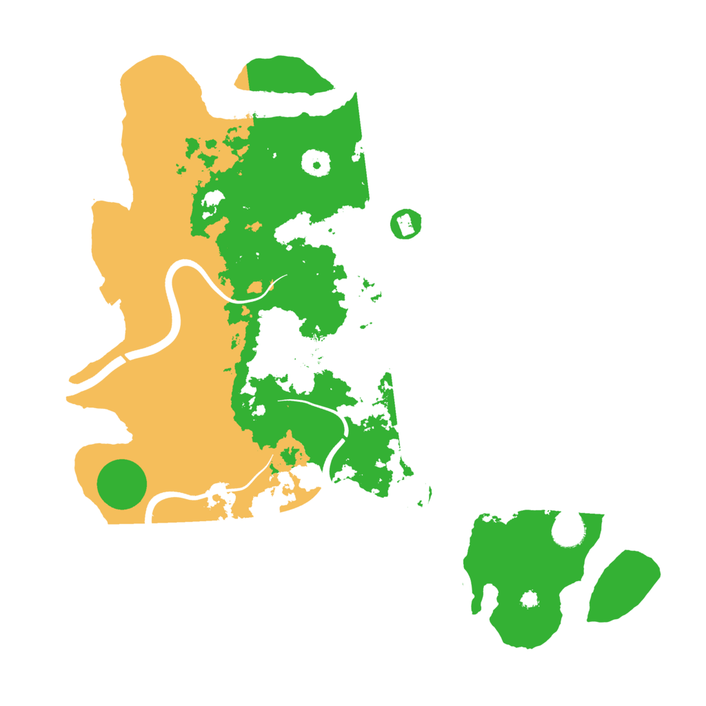 Biome Rust Map: Procedural Map, Size: 3750, Seed: 1407709624