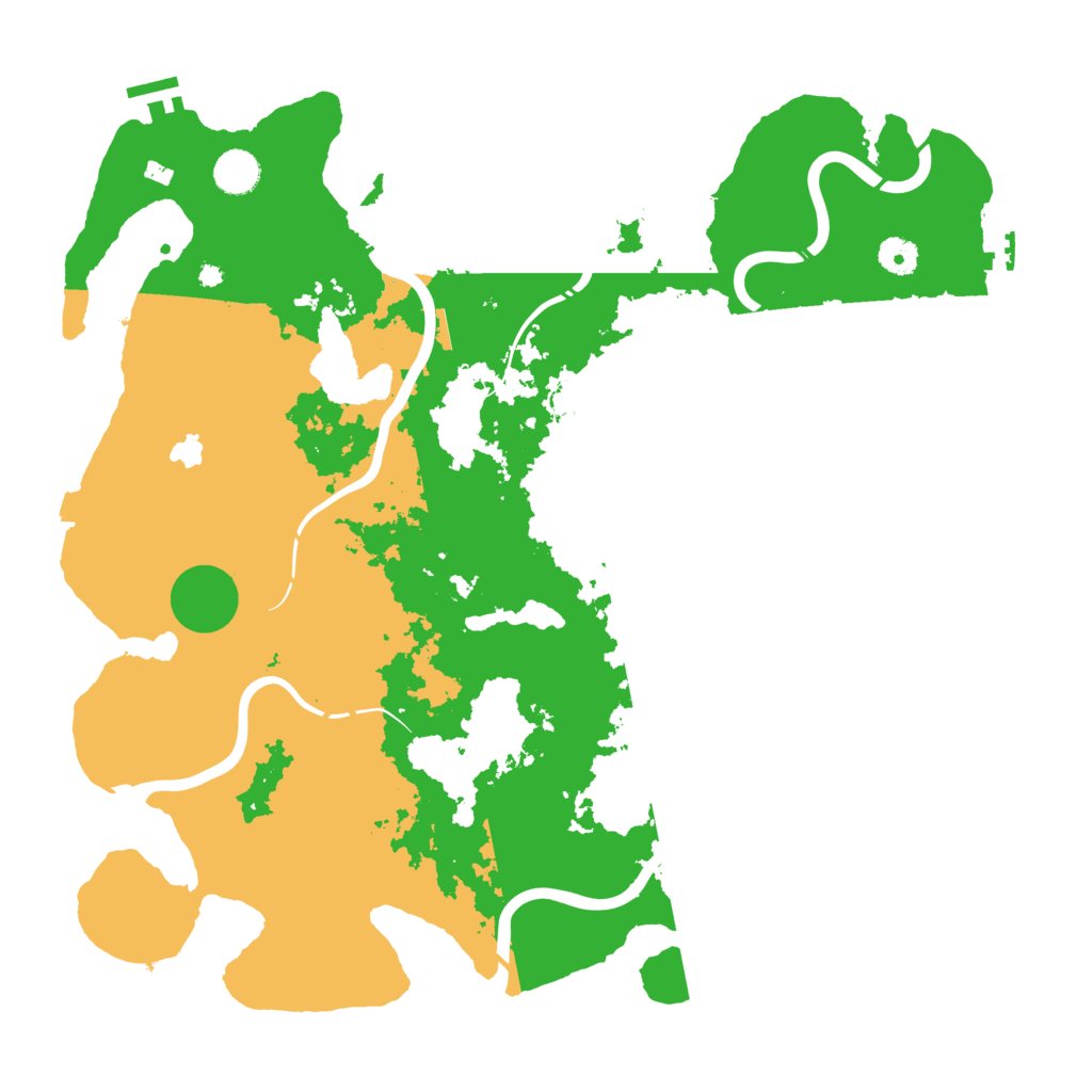 Biome Rust Map: Procedural Map, Size: 4250, Seed: 1189737708