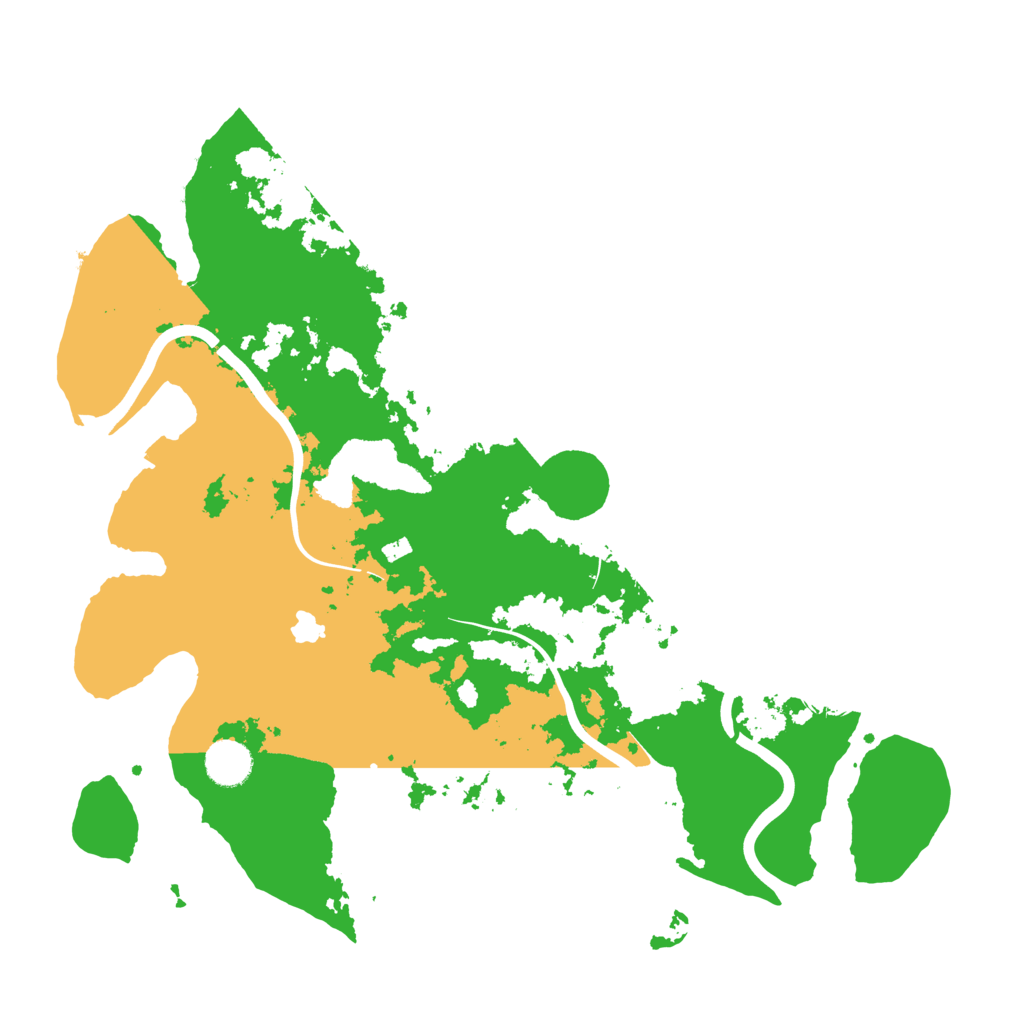 Biome Rust Map: Procedural Map, Size: 4000, Seed: 498209