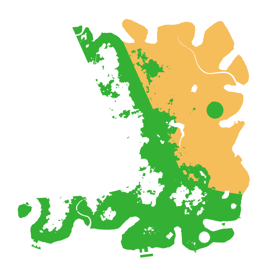 Biome Rust Map: Procedural Map, Size: 4250, Seed: 1037171490