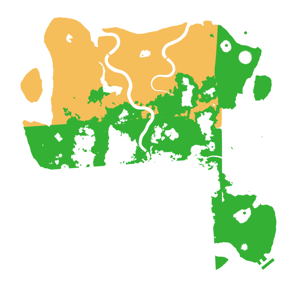Biome Rust Map: Procedural Map, Size: 4000, Seed: 39843571
