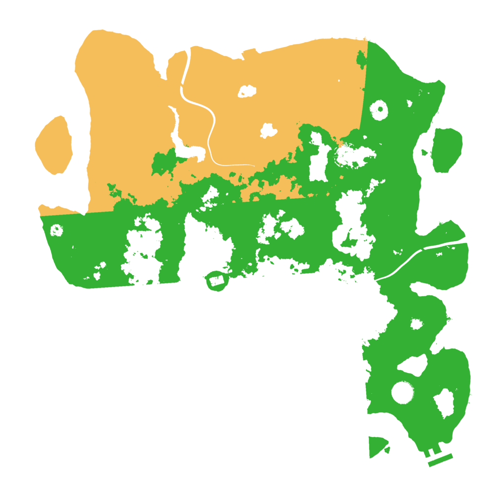 Biome Rust Map: Procedural Map, Size: 4000, Seed: 39843571