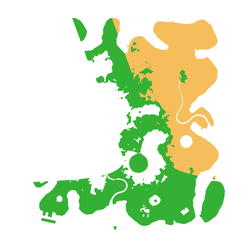 Biome Rust Map: Procedural Map, Size: 3500, Seed: 544217608