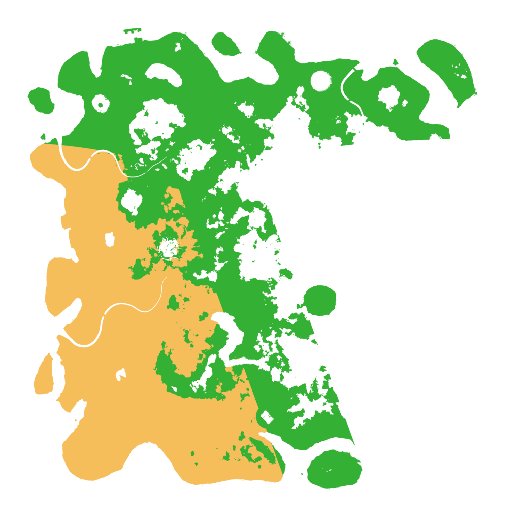 Biome Rust Map: Procedural Map, Size: 4500, Seed: 834