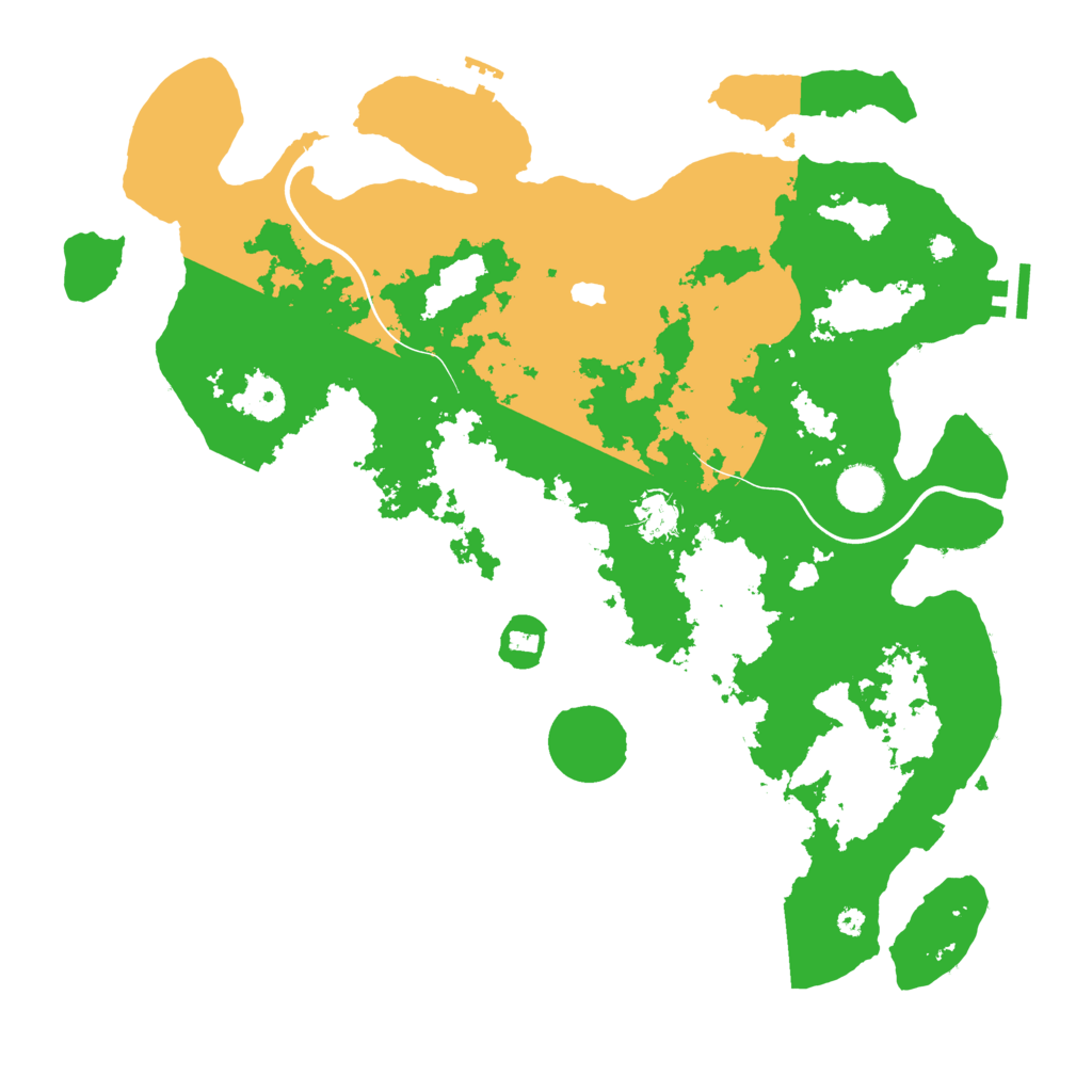 Biome Rust Map: Procedural Map, Size: 4000, Seed: 1394346238