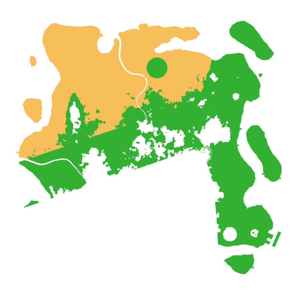 Biome Rust Map: Procedural Map, Size: 3800, Seed: 31313131