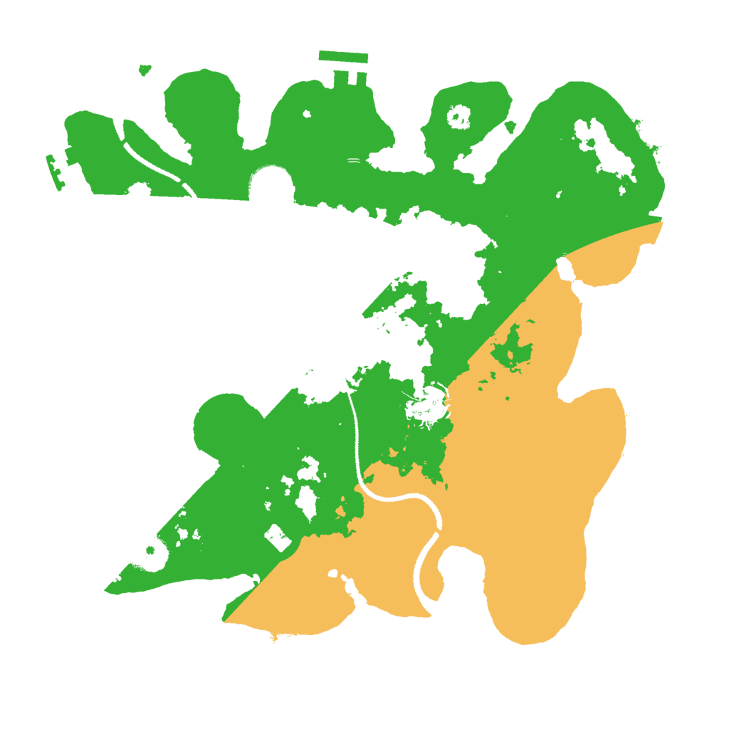 Biome Rust Map: Procedural Map, Size: 3000, Seed: 879287