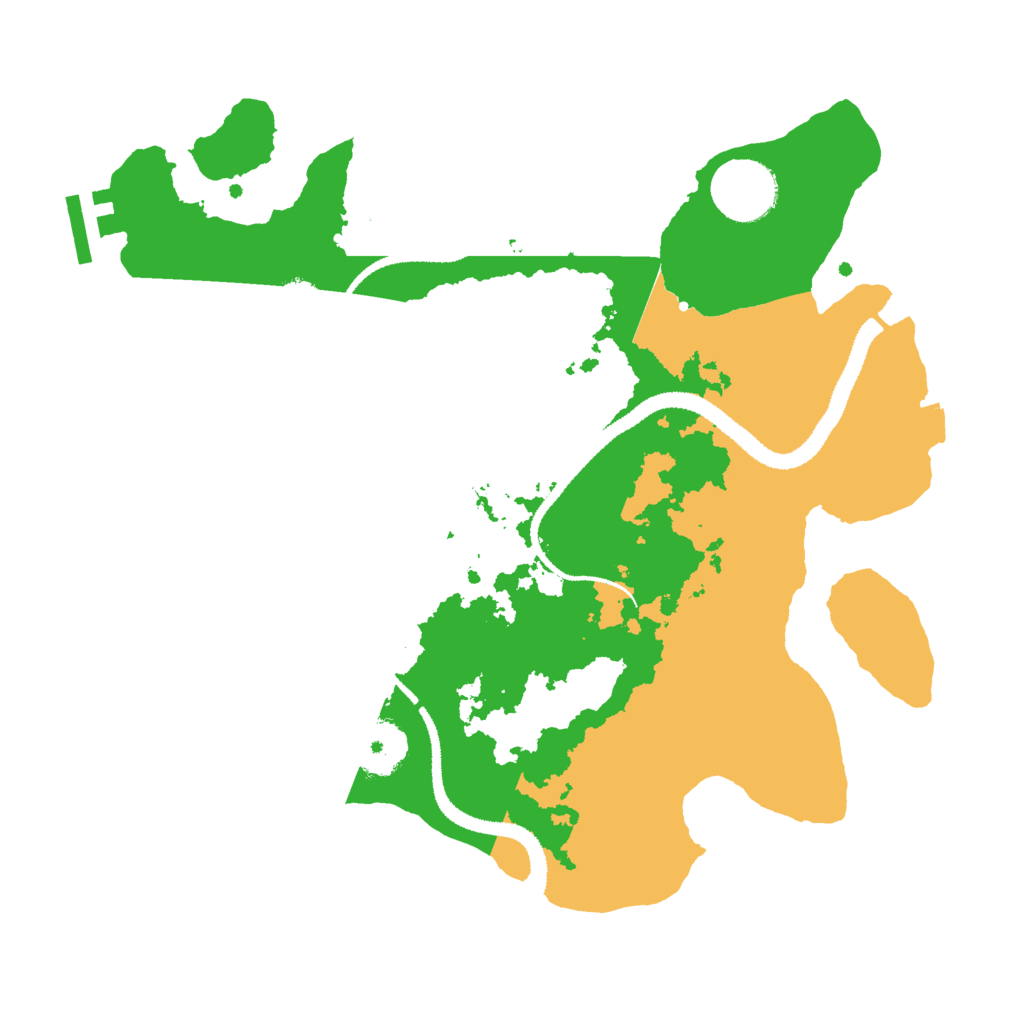 Biome Rust Map: Procedural Map, Size: 3000, Seed: 756632467