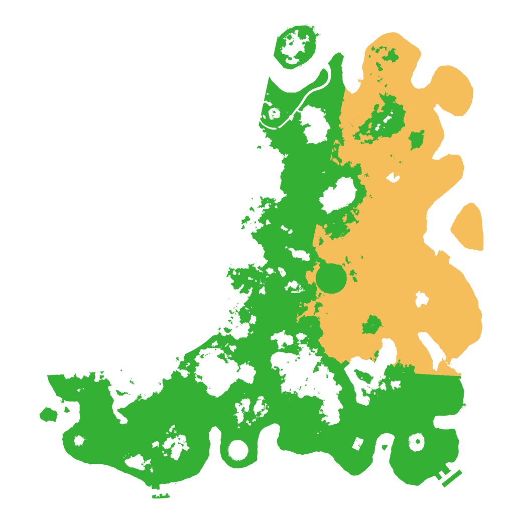 Biome Rust Map: Procedural Map, Size: 4500, Seed: 1294273700