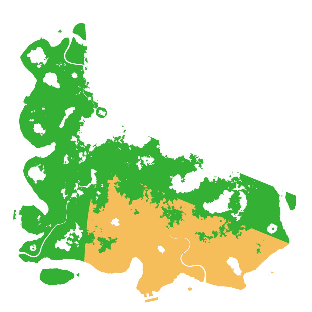Biome Rust Map: Procedural Map, Size: 4800, Seed: 50982066