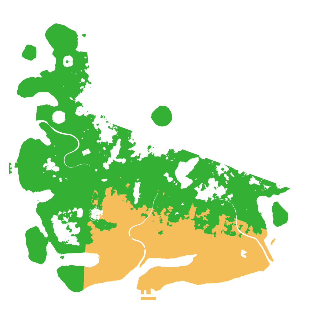 Biome Rust Map: Procedural Map, Size: 4250, Seed: 1196333164