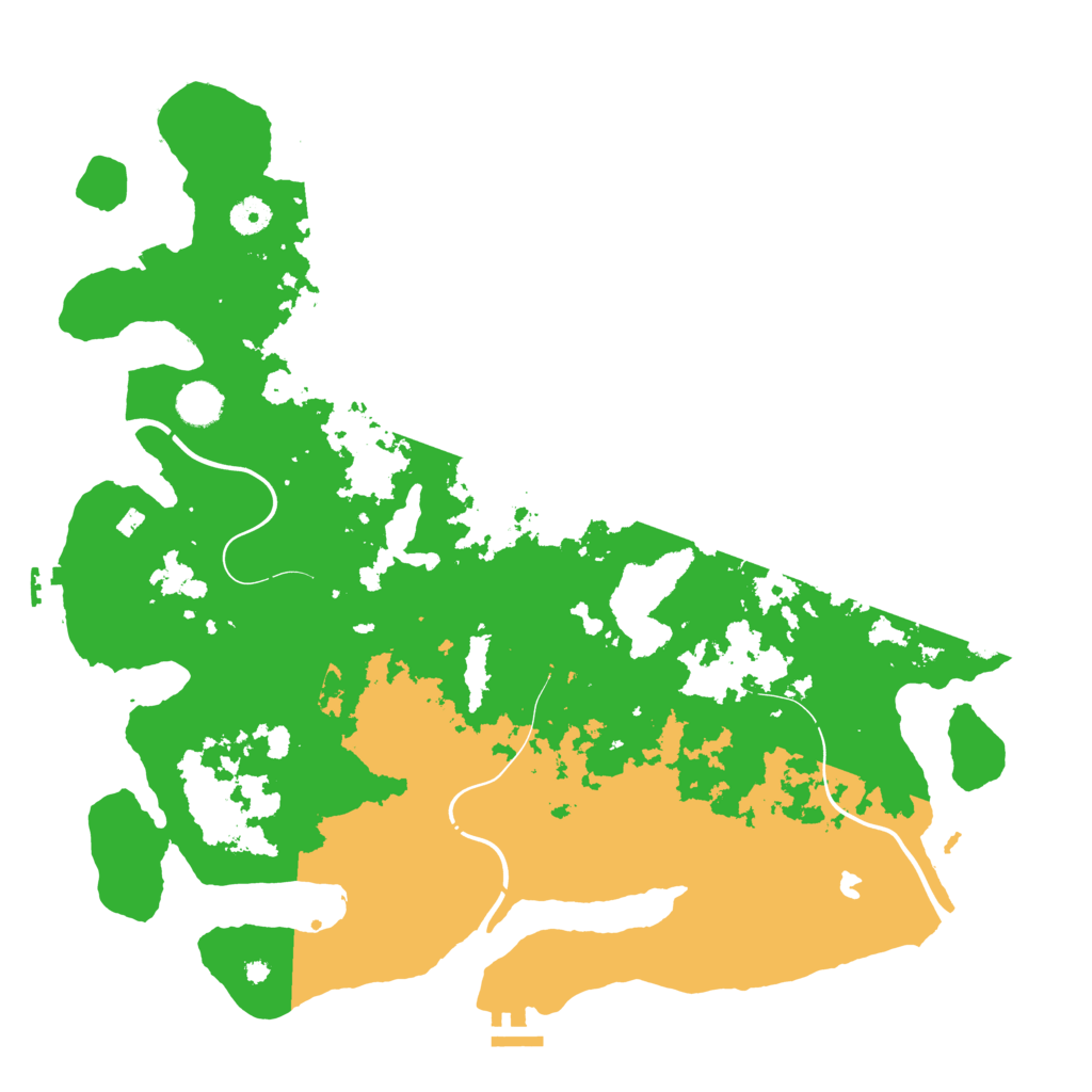 Biome Rust Map: Procedural Map, Size: 4250, Seed: 1196333164