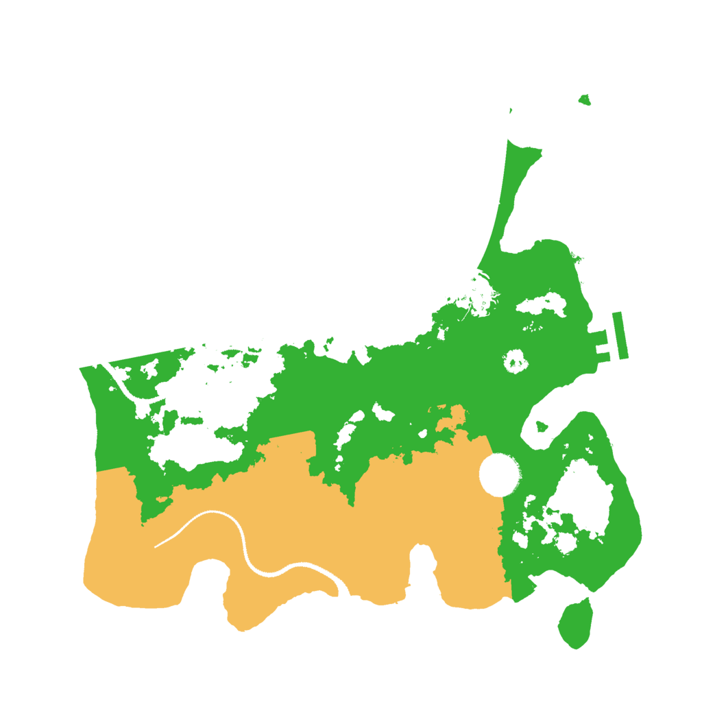 Biome Rust Map: Procedural Map, Size: 3000, Seed: 328238697