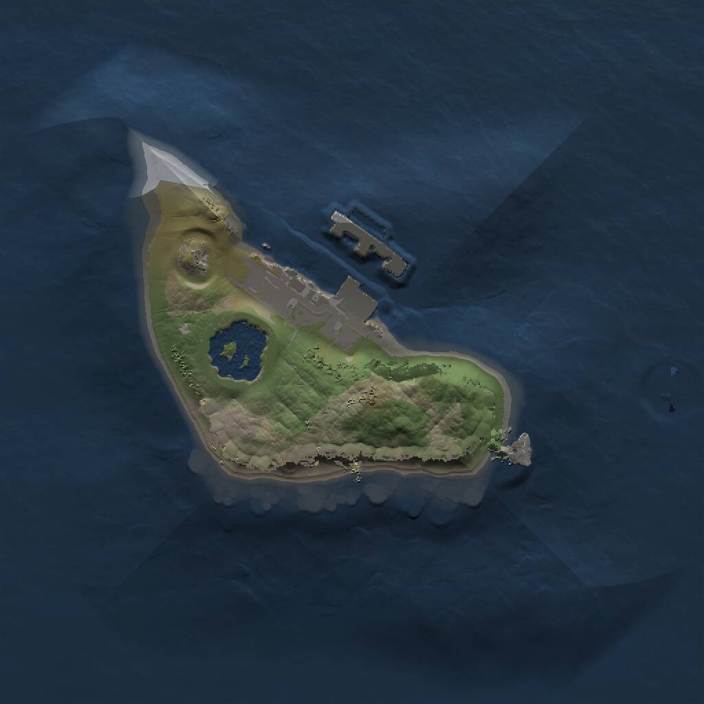 Rust Map: Procedural Map, Size: 1200, Seed: 150, 2 Monuments