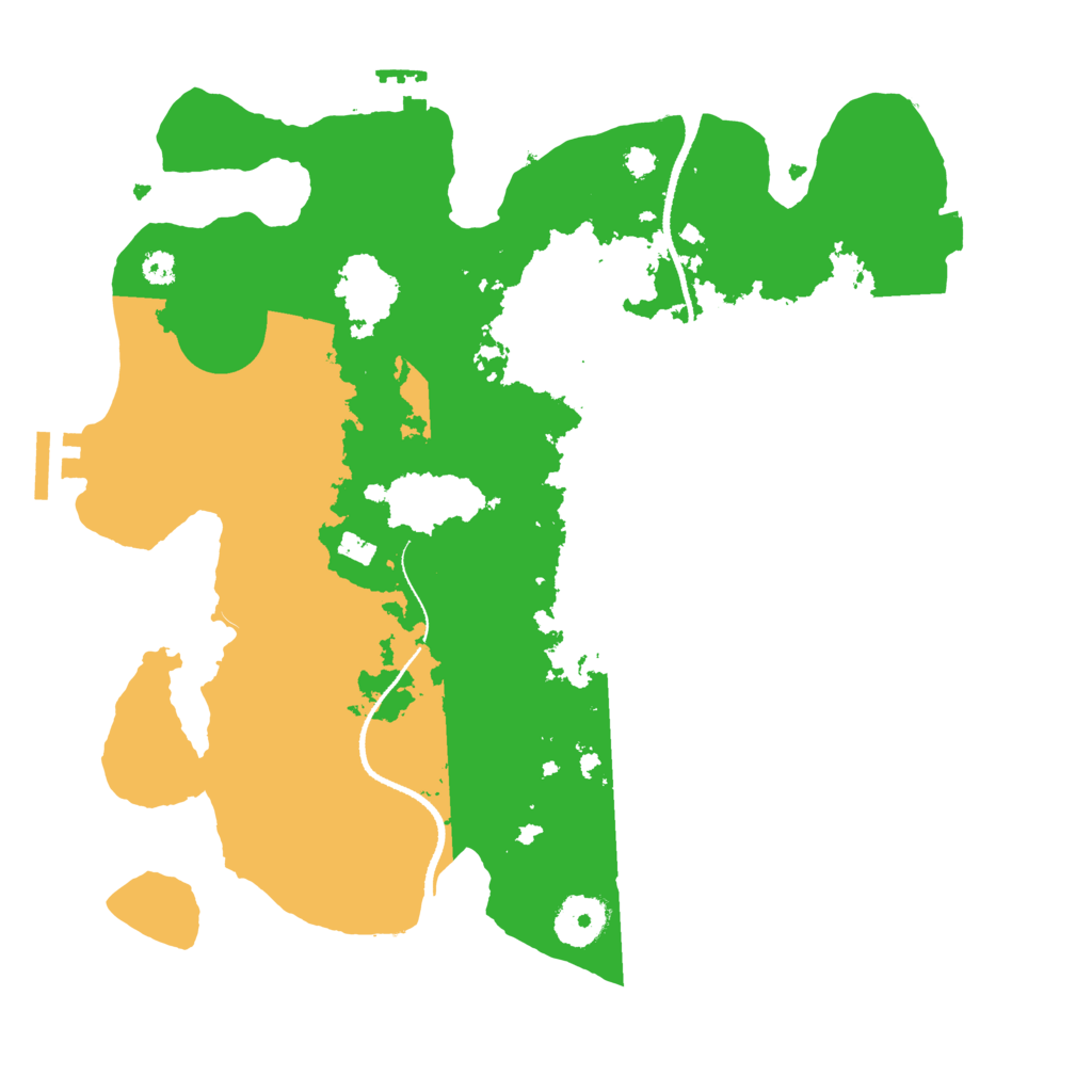 Biome Rust Map: Procedural Map, Size: 3250, Seed: 1869014970